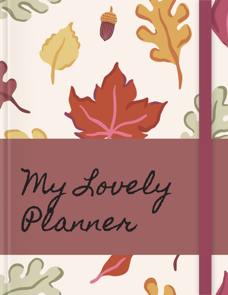 The Fall edition planner cover